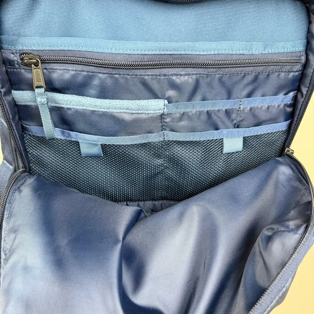 The North Face Backpack Navy Blue Laptop Travel School Commuter Techwear